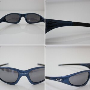 Oakley Straight 1.0 Blue Frame with Black Iridium Lenses