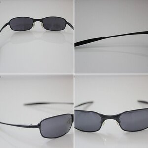 Oakley Squared Wire 2.0 Spring Hinge Black Frame with Black Iridium Lenses