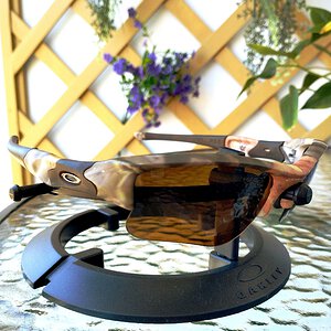 Flak Jacket 1.0 Woodland Camo/Gold Iridium