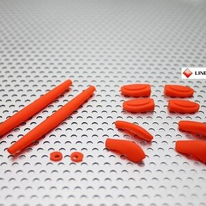 Juliet replacement Rubbers Set - Chinese Orange