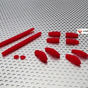 Juliet replacement Rubbers Set - Red