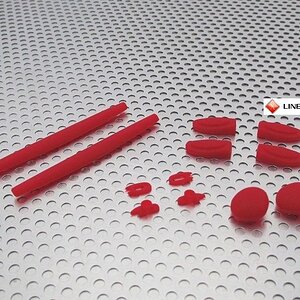 Romeo 1 replacement Rubbers Set - Red