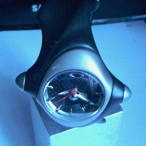 My Titanium Bullet watch showing some scratches