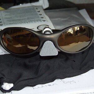 My FMJ 45mm Eye-Jackets with Gold Iridium front view