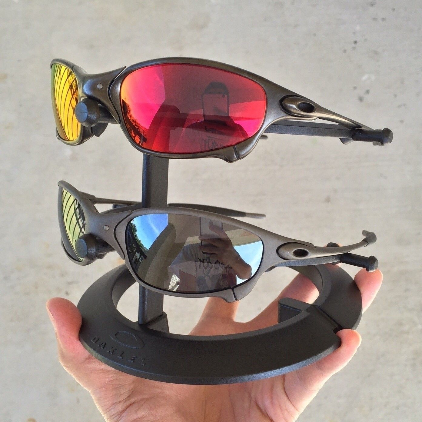 Carbon Deep Ruby amd Xmetal Black JulietsHalf