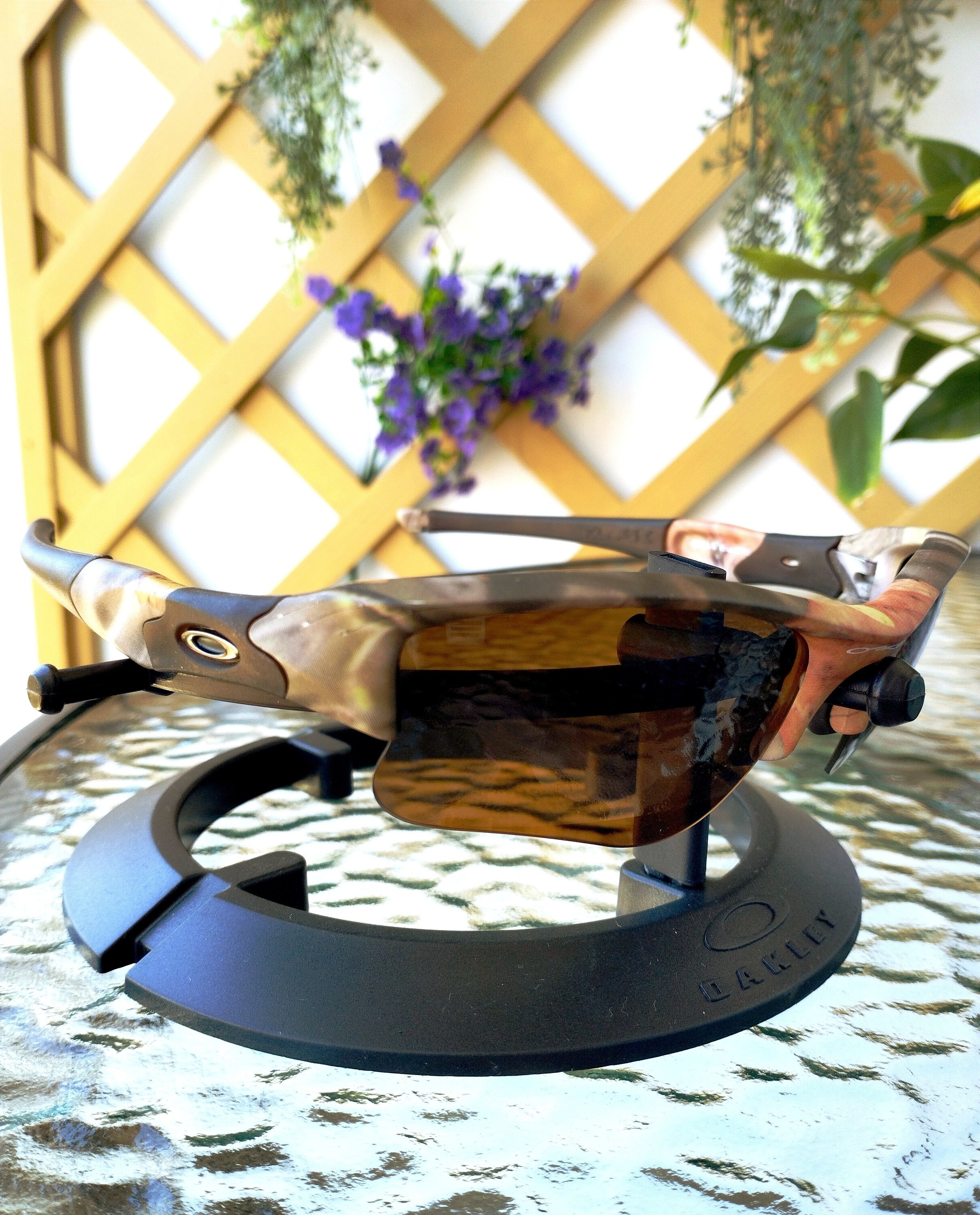 Flak Jacket 1.0 Woodland Camo/Gold Iridium