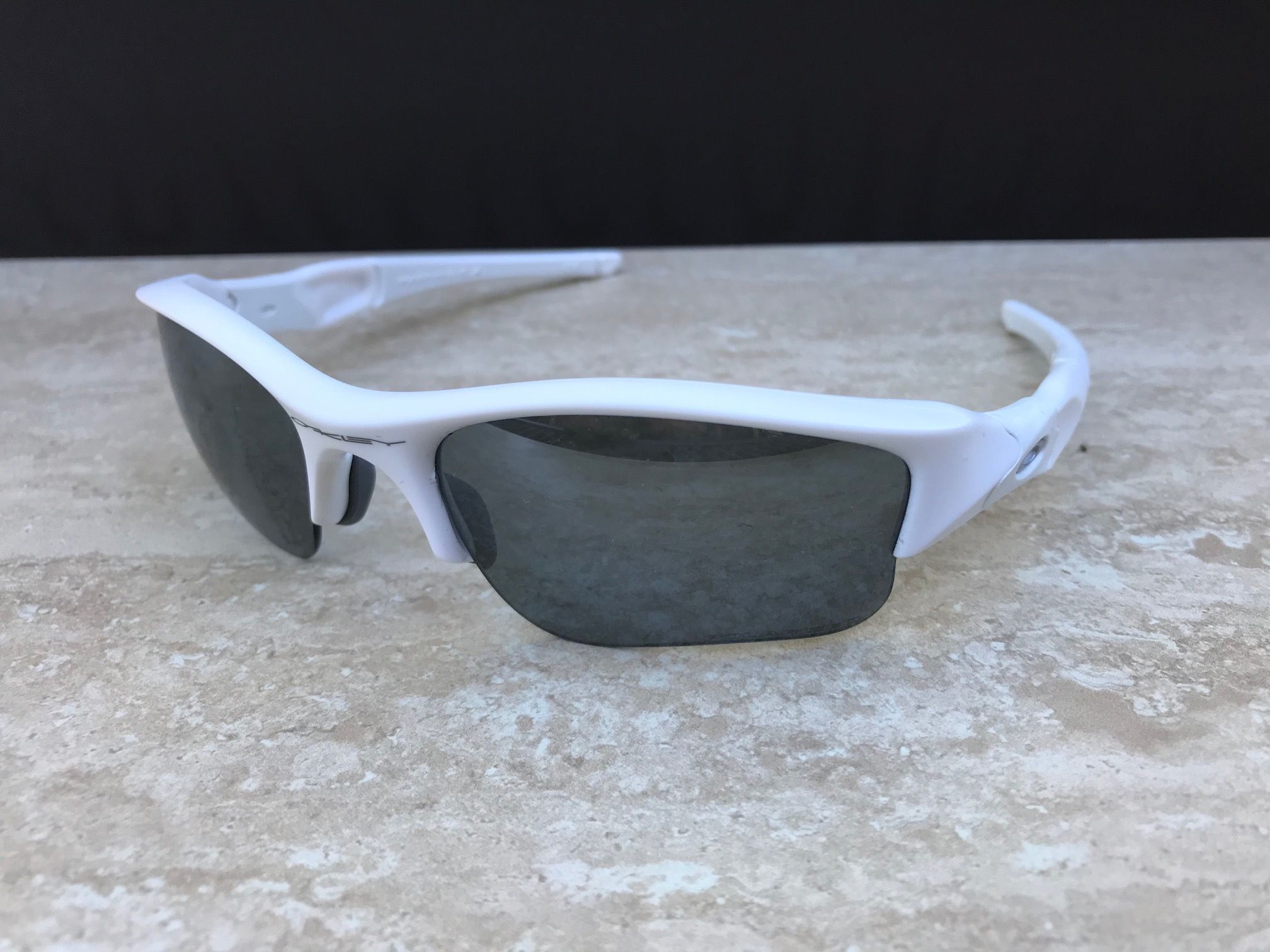 Flak Jacket Matte White w/Black