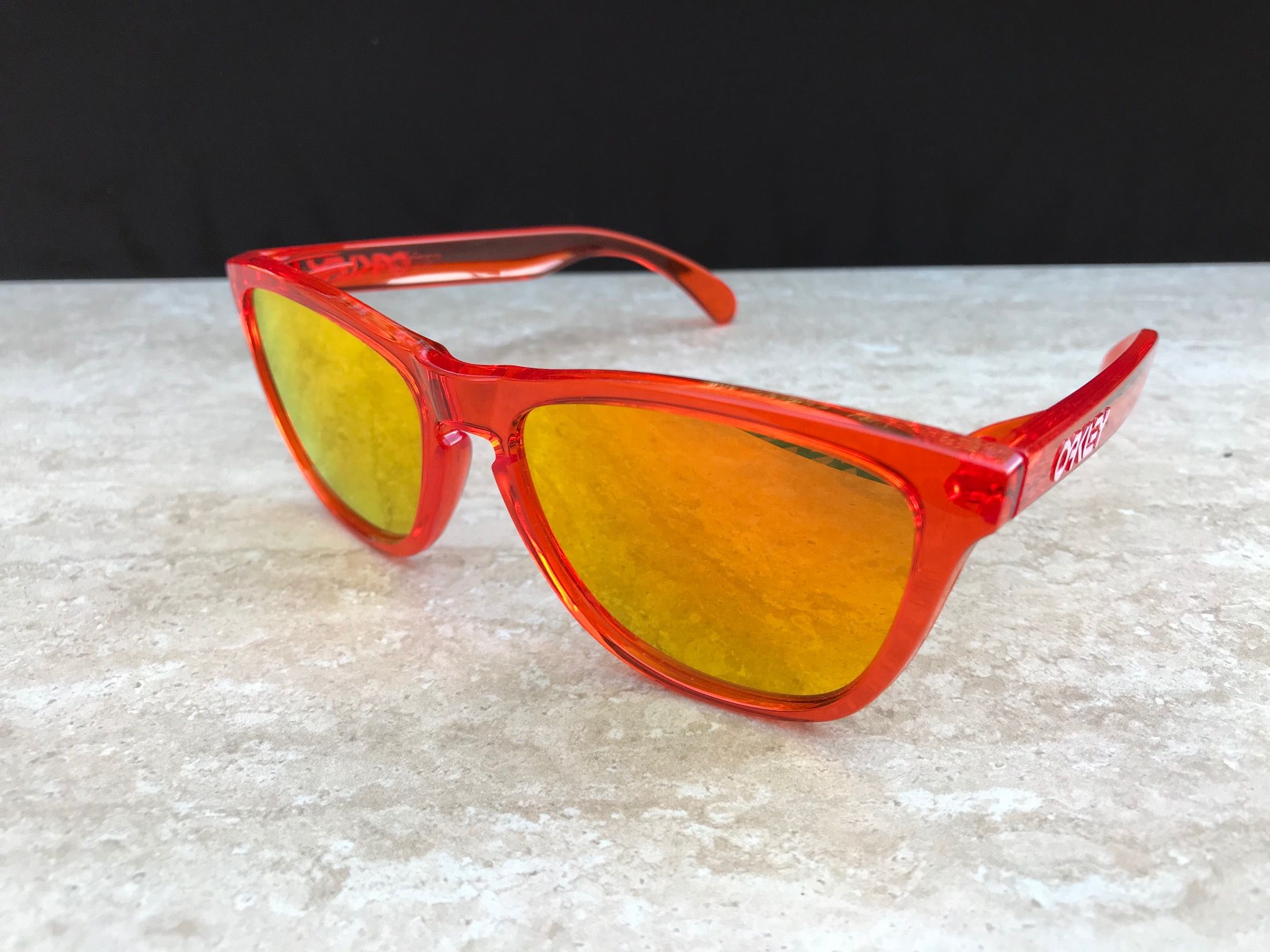 Frogskins Crystal Orange w/Fire