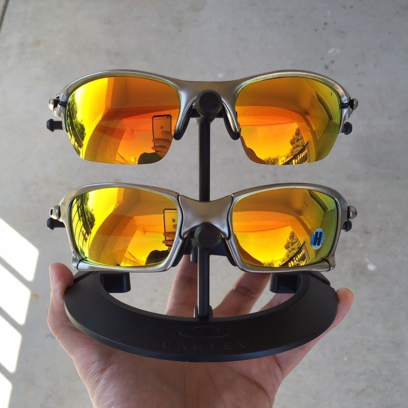 Half-X and X-Squared Plasma Fire - Front View