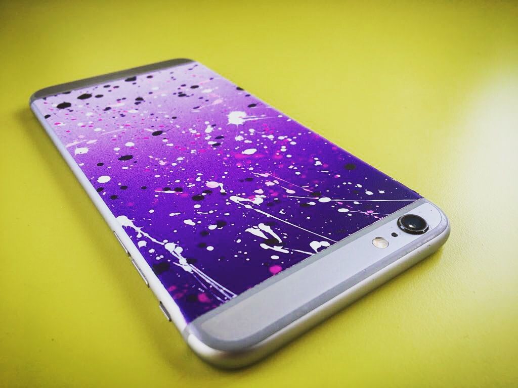 iPhone 6s+ Purple Splatter