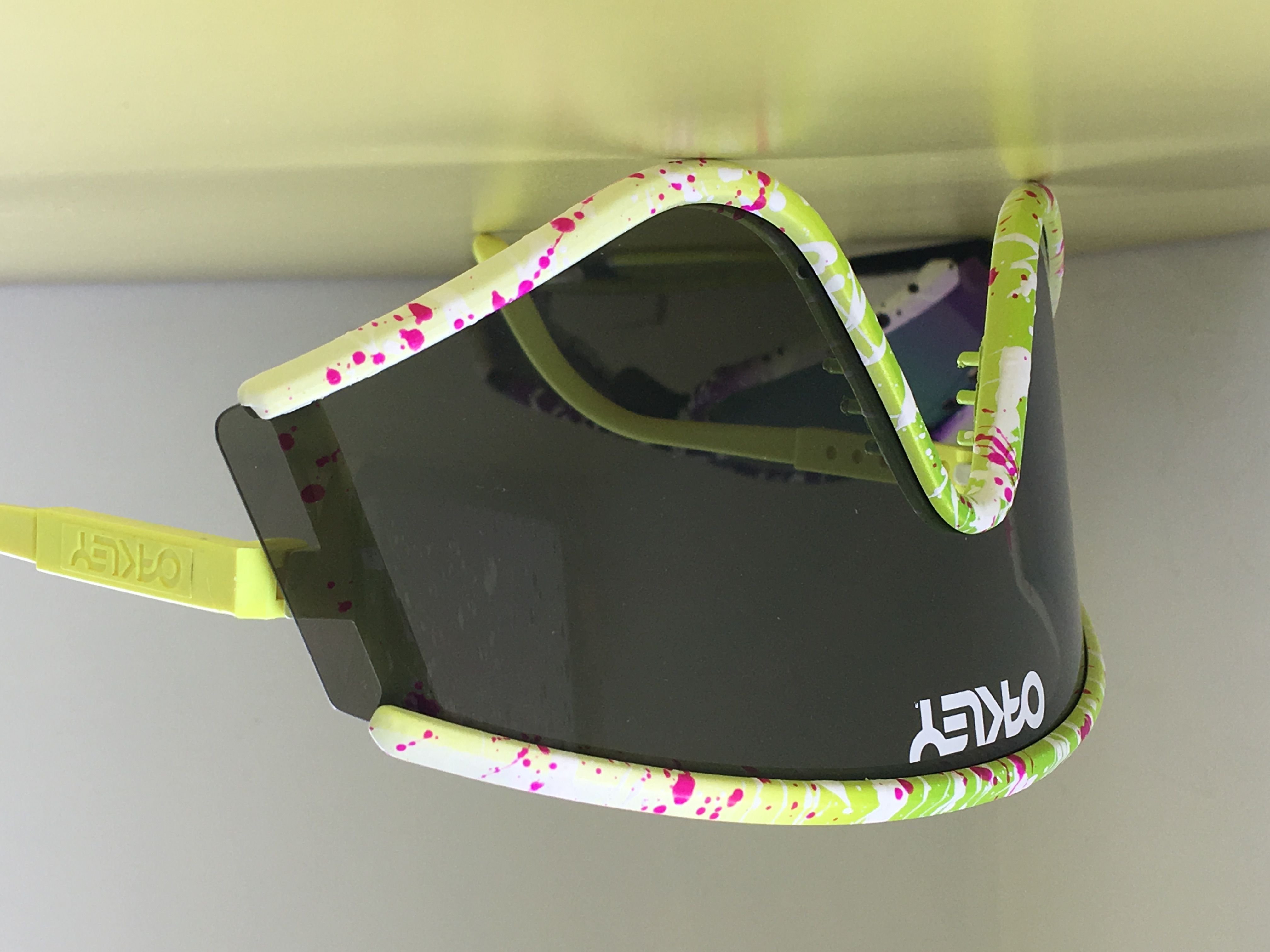 Key Lime Raspberry Coulis Splatter Eyeshade