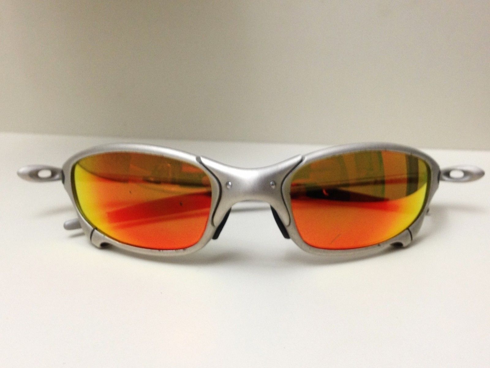 OAKLEY JULIET 1ST GEN / PLASMA - FIRE IRIDIUM LENSES - Front View