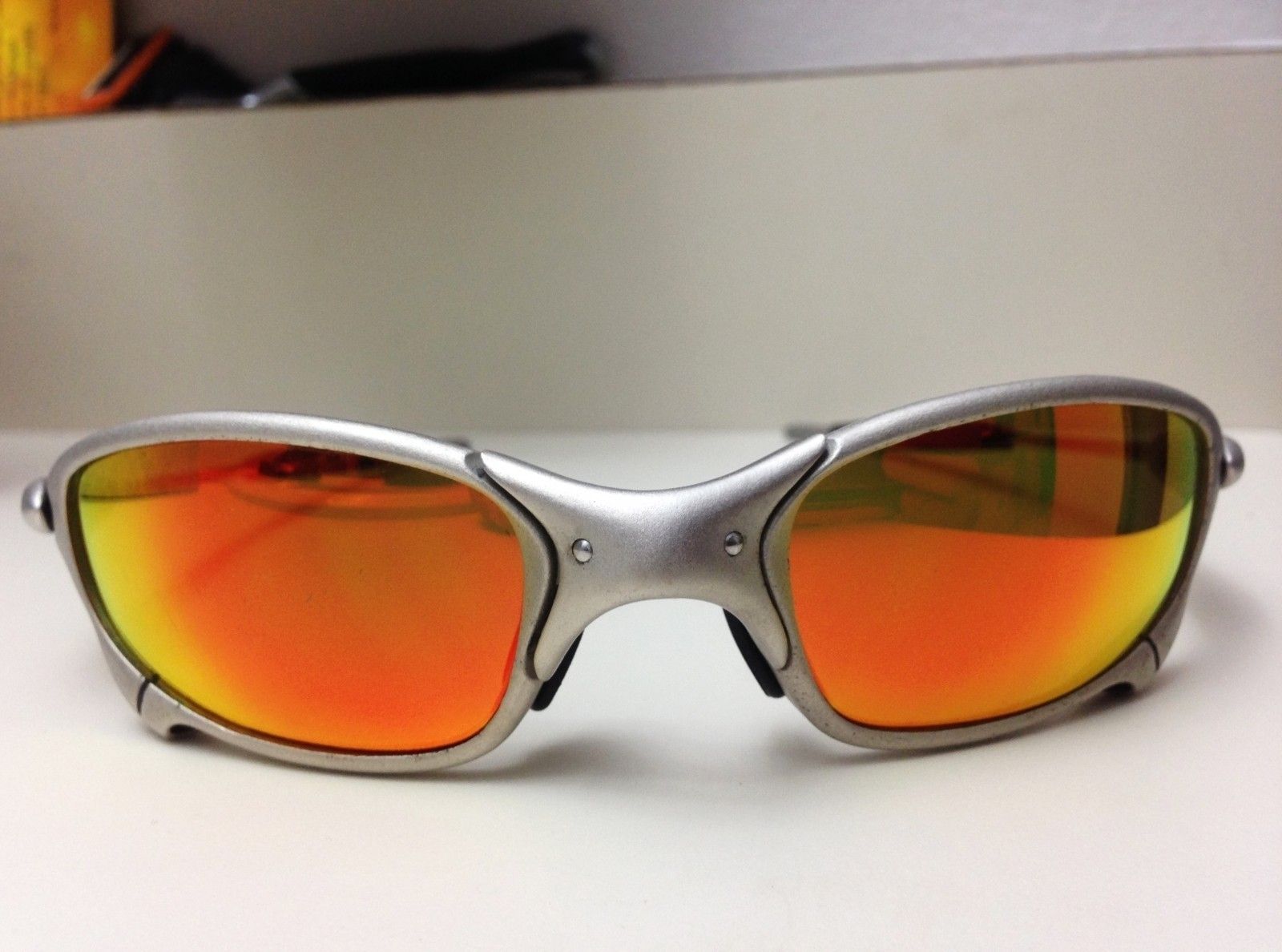OAKLEY JULIET 1ST GEN / PLASMA - FIRE IRIDIUM LENSES