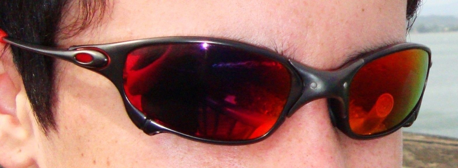 OAKLEY JULIET / DUCATI/CARBON - QUARTZ RUBY LENSES