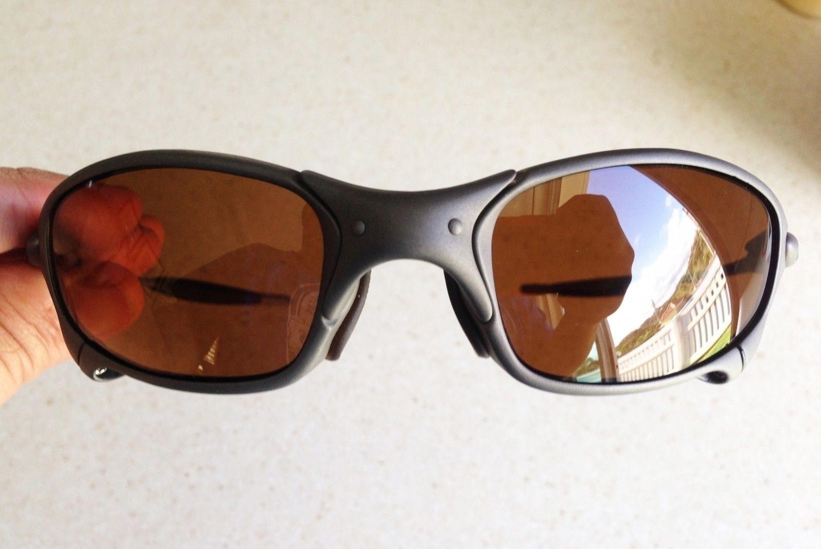 OAKLEY JULIET / X-METAL - DARK BRONZE LENSES - Front View