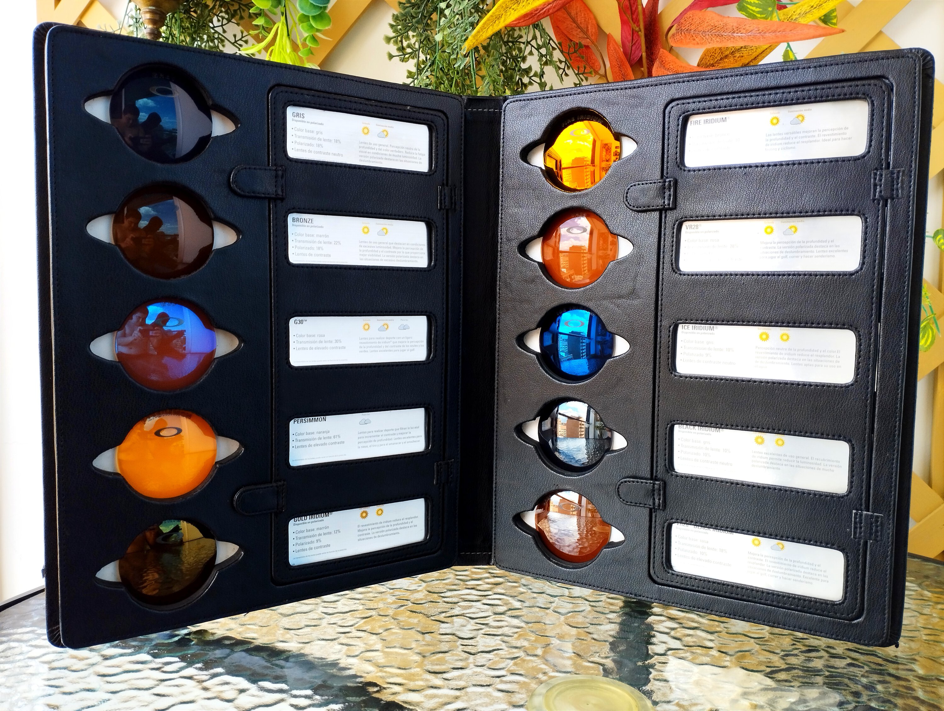 Oakley Lens Store Display Book Salesman Samples Collectors