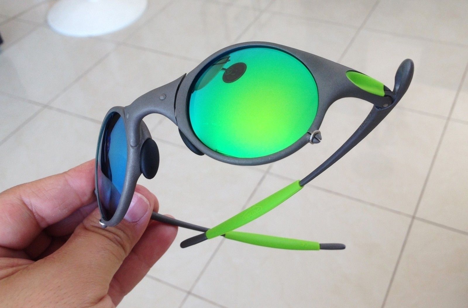 OAKLEY MARS / X-METAL - ESMERALDINE POLARIZED LENSES