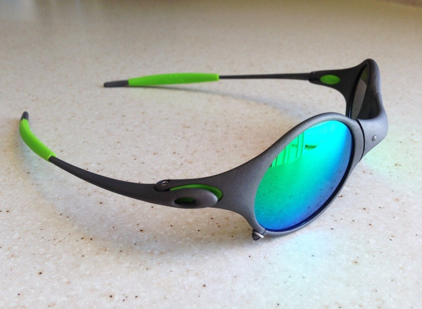 OAKLEY MARS / X-METAL - ESMERALDINE POLARIZED LENSES