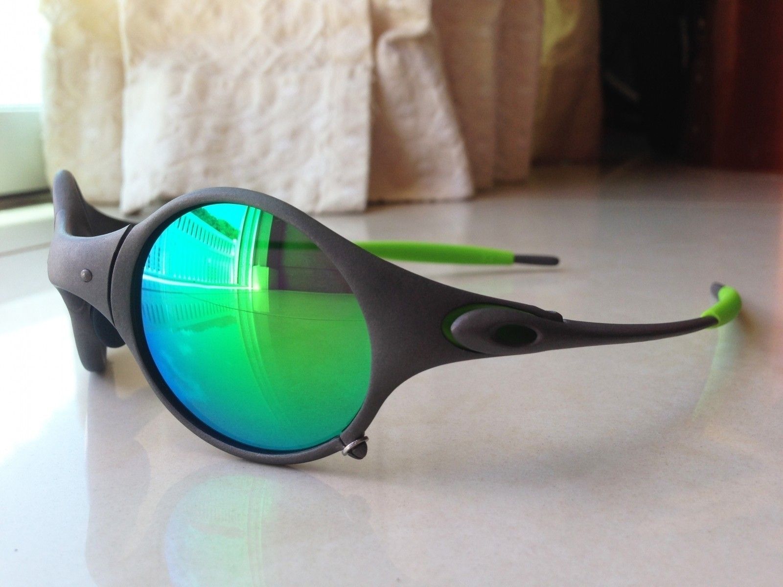 OAKLEY MARS / X-METAL - ESMERALDINE POLARIZED LENSES