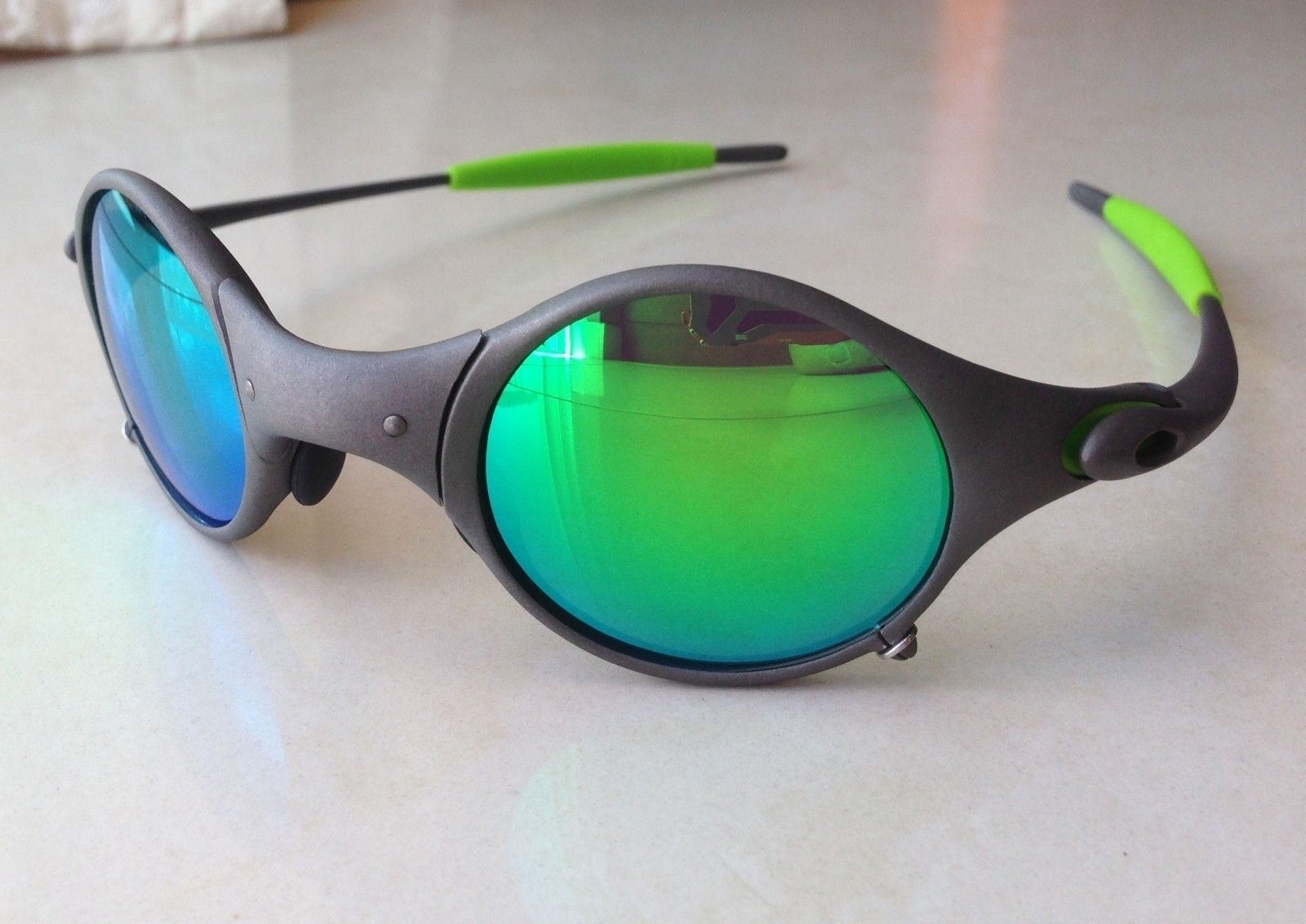 OAKLEY MARS / X-METAL - ESMERALDINE POLARIZED LENSES