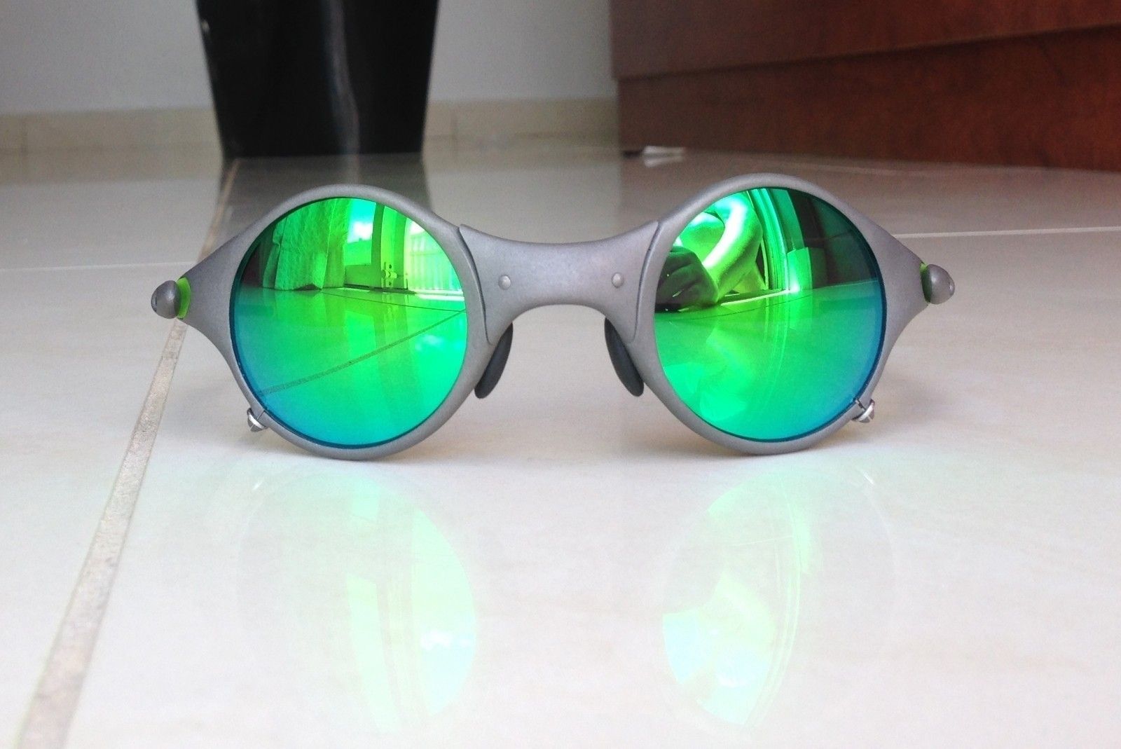 OAKLEY MARS / X-METAL - ESMERALDINE POLARIZED LENSES