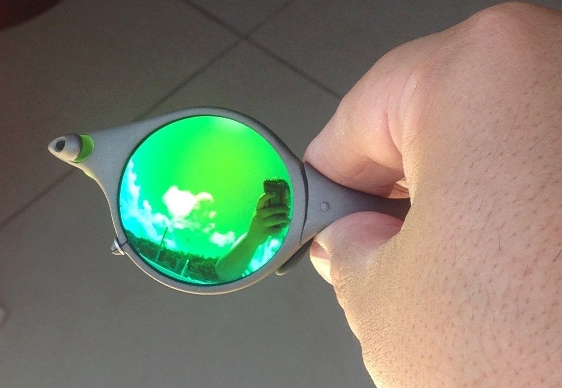 OAKLEY MARS / X-METAL - ESMERALDINE POLARIZED LENSES