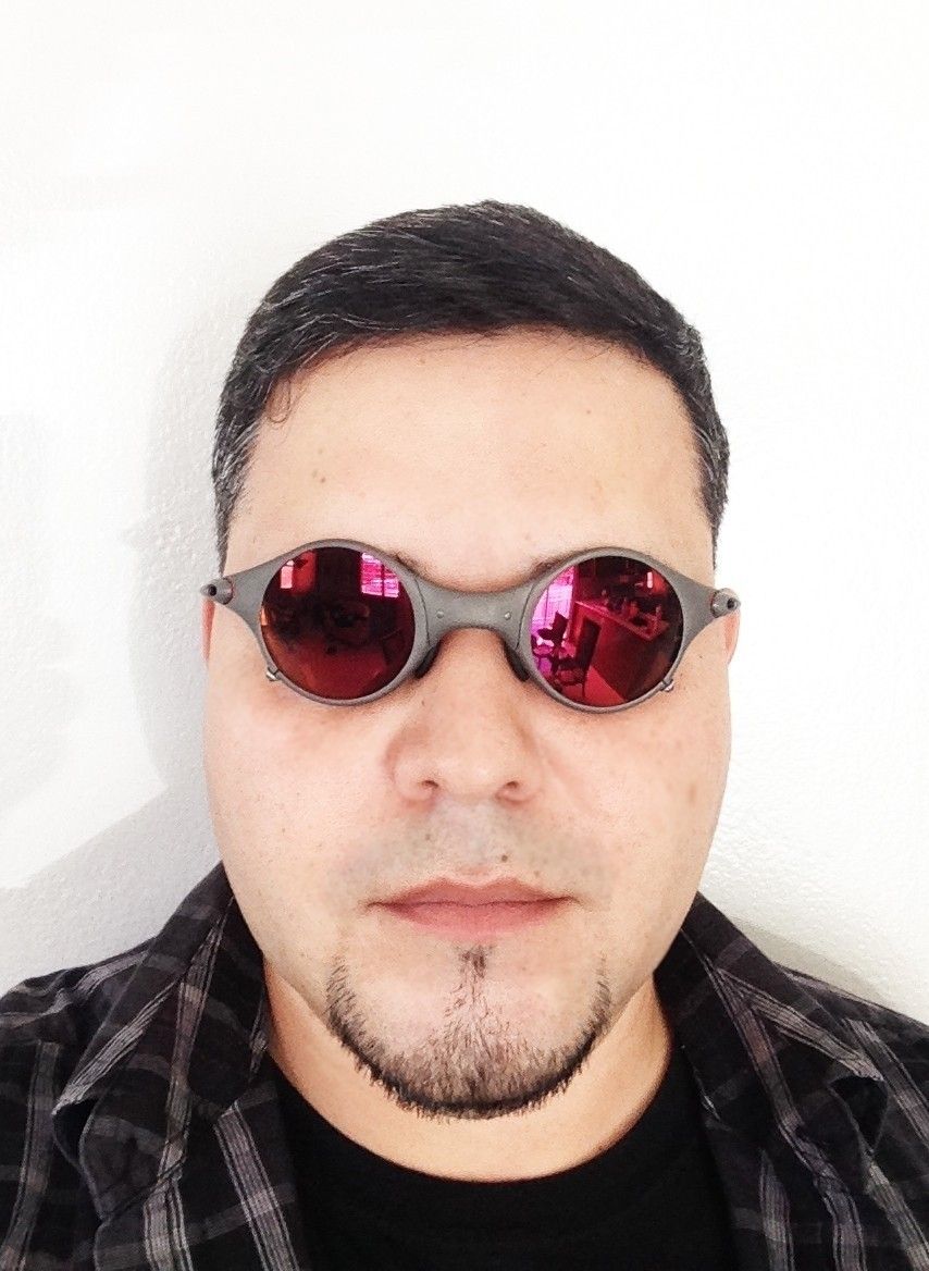 OAKLEY MARS / X-METAL - RUBY POLARIZED LENSES - Front View