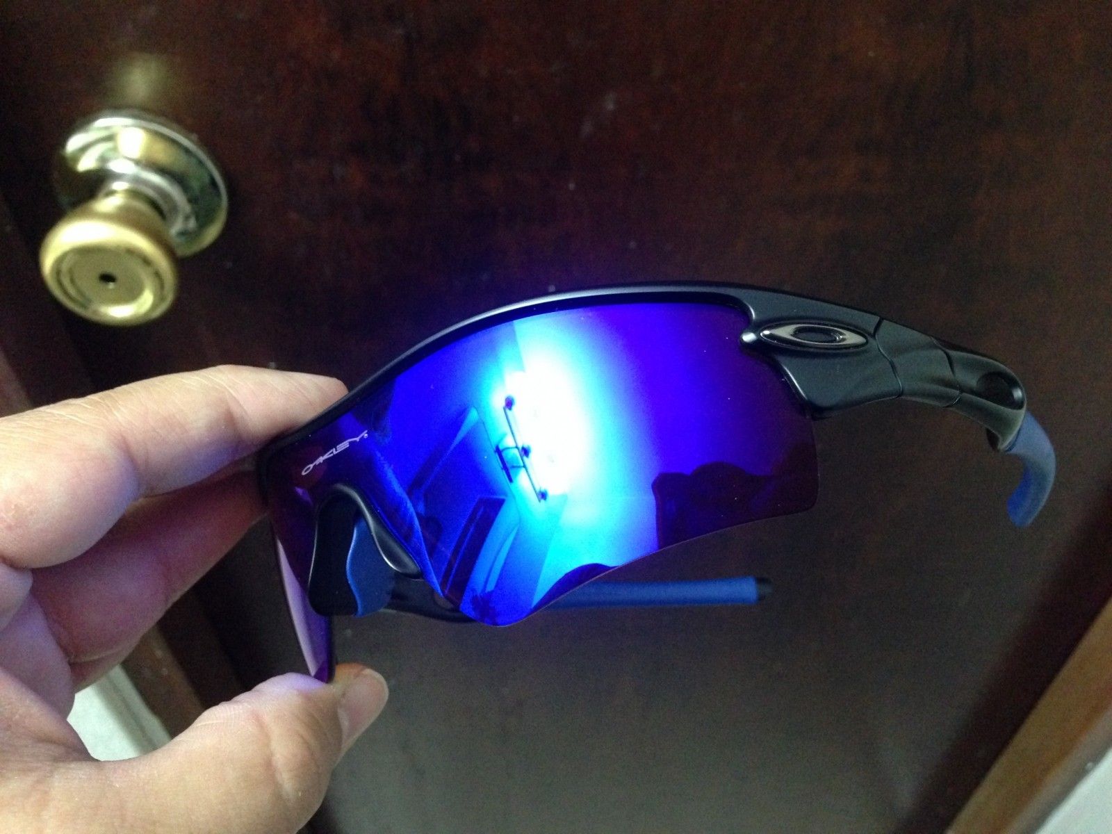 OAKLEY RADAR PATH / MATTE BLACK - BLUE IRIDIUM LENS