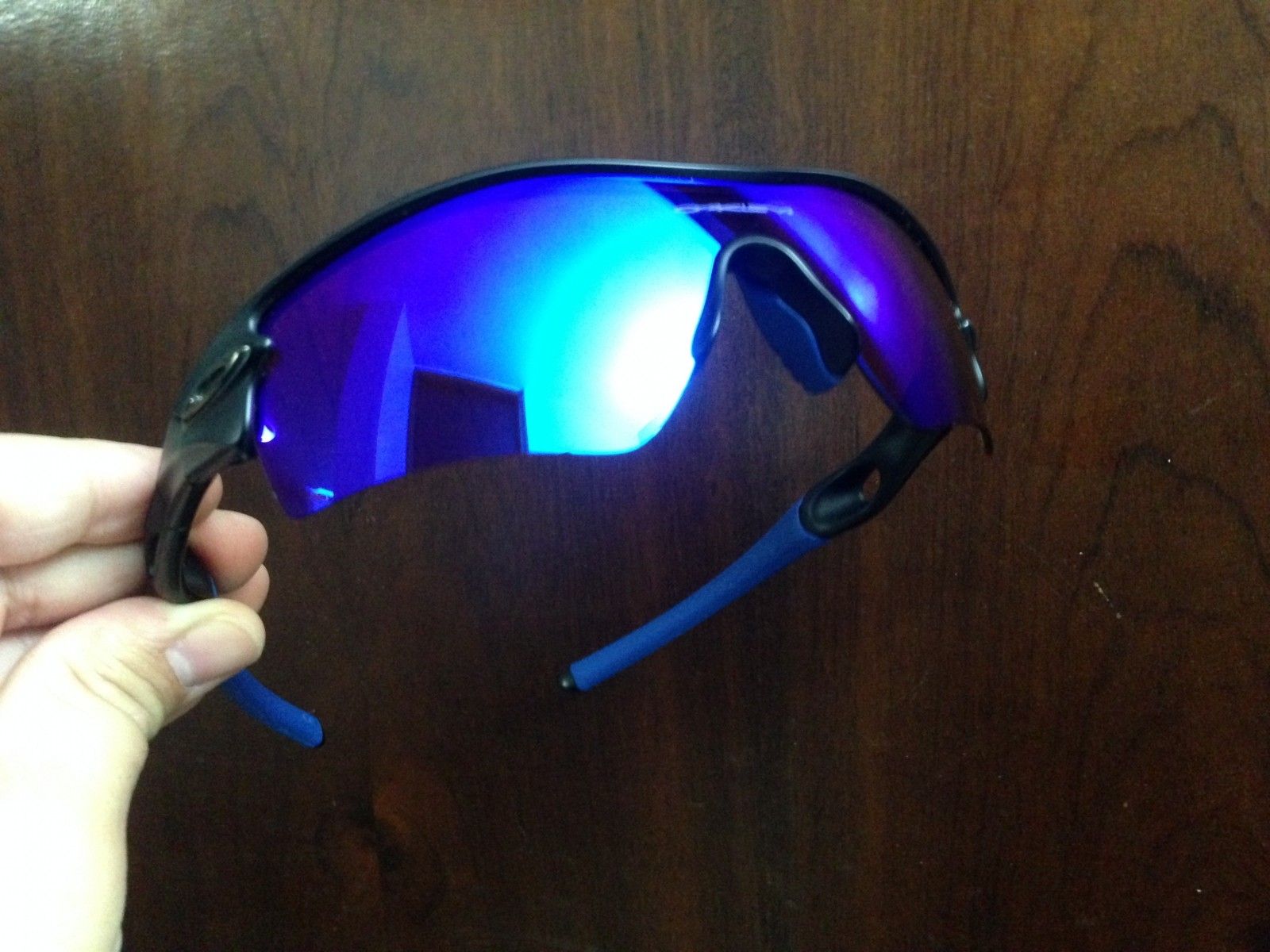 OAKLEY RADAR PATH / MATTE BLACK - BLUE IRIDIUM LENS