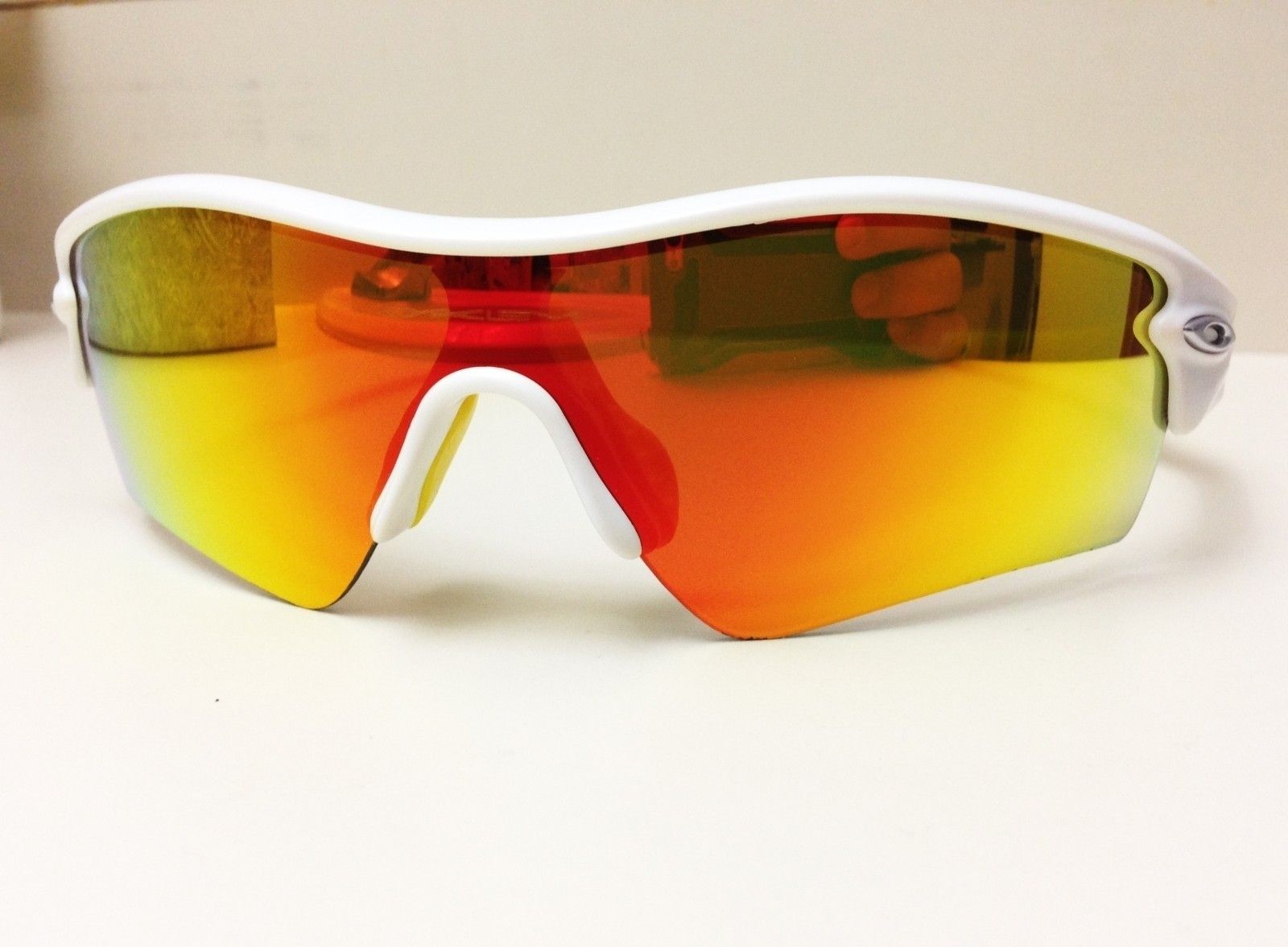 OAKLEY RADAR PATH / MATTE WHITE - FIRE IRIDIUM LENS