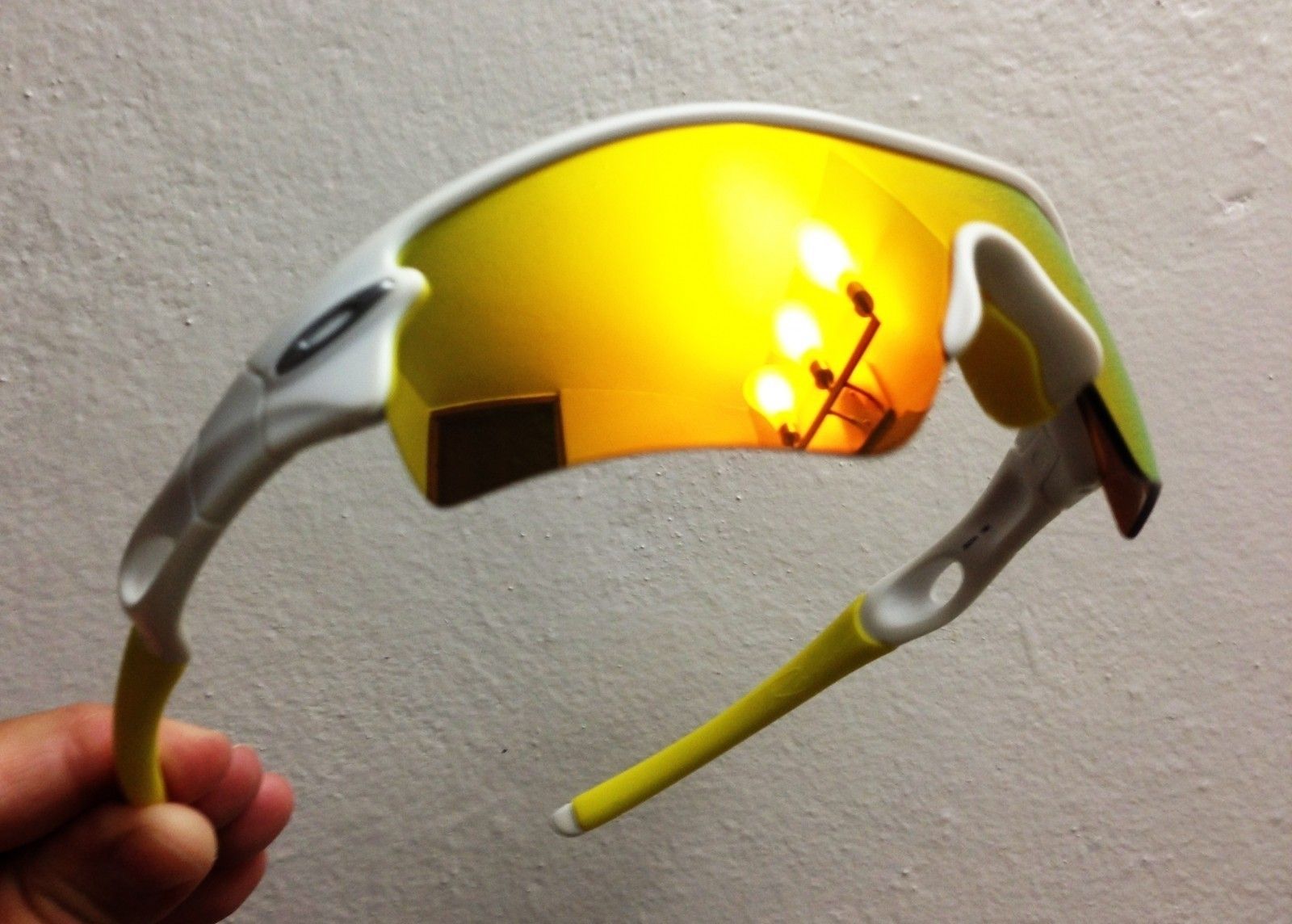 OAKLEY RADAR PATH / MATTE WHITE - FIRE IRIDIUM LENS