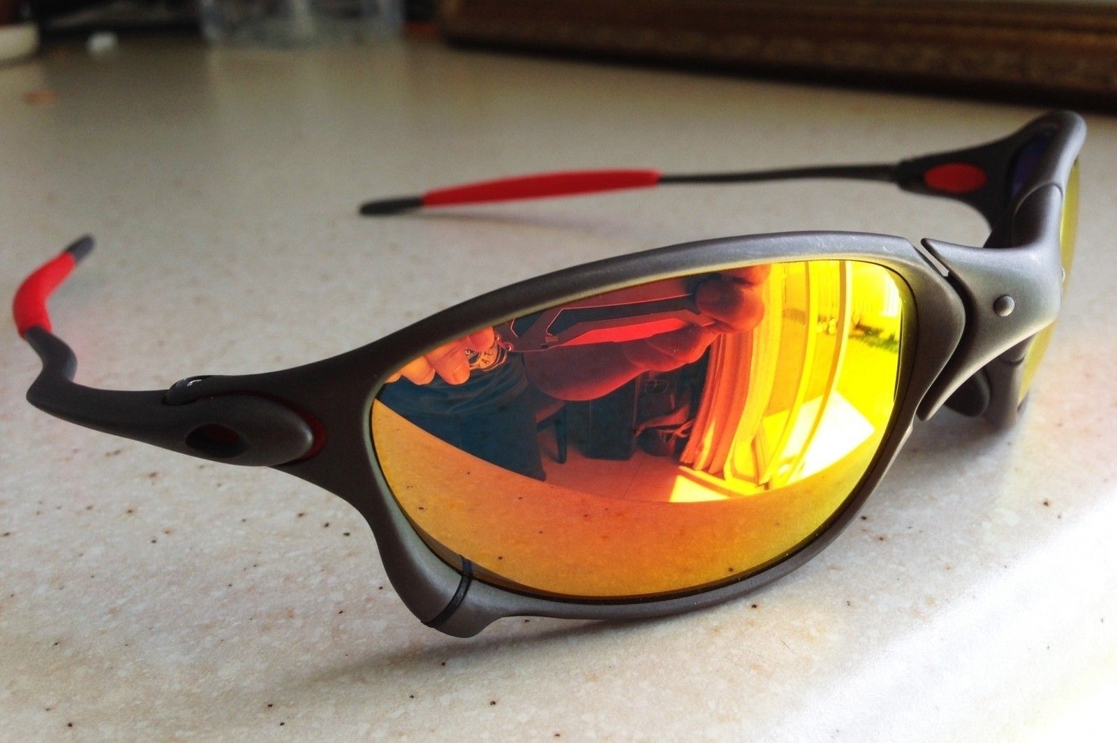 OAKLEY X-METAL XX / X-METAL - RUBY LENSES - Front/Left View