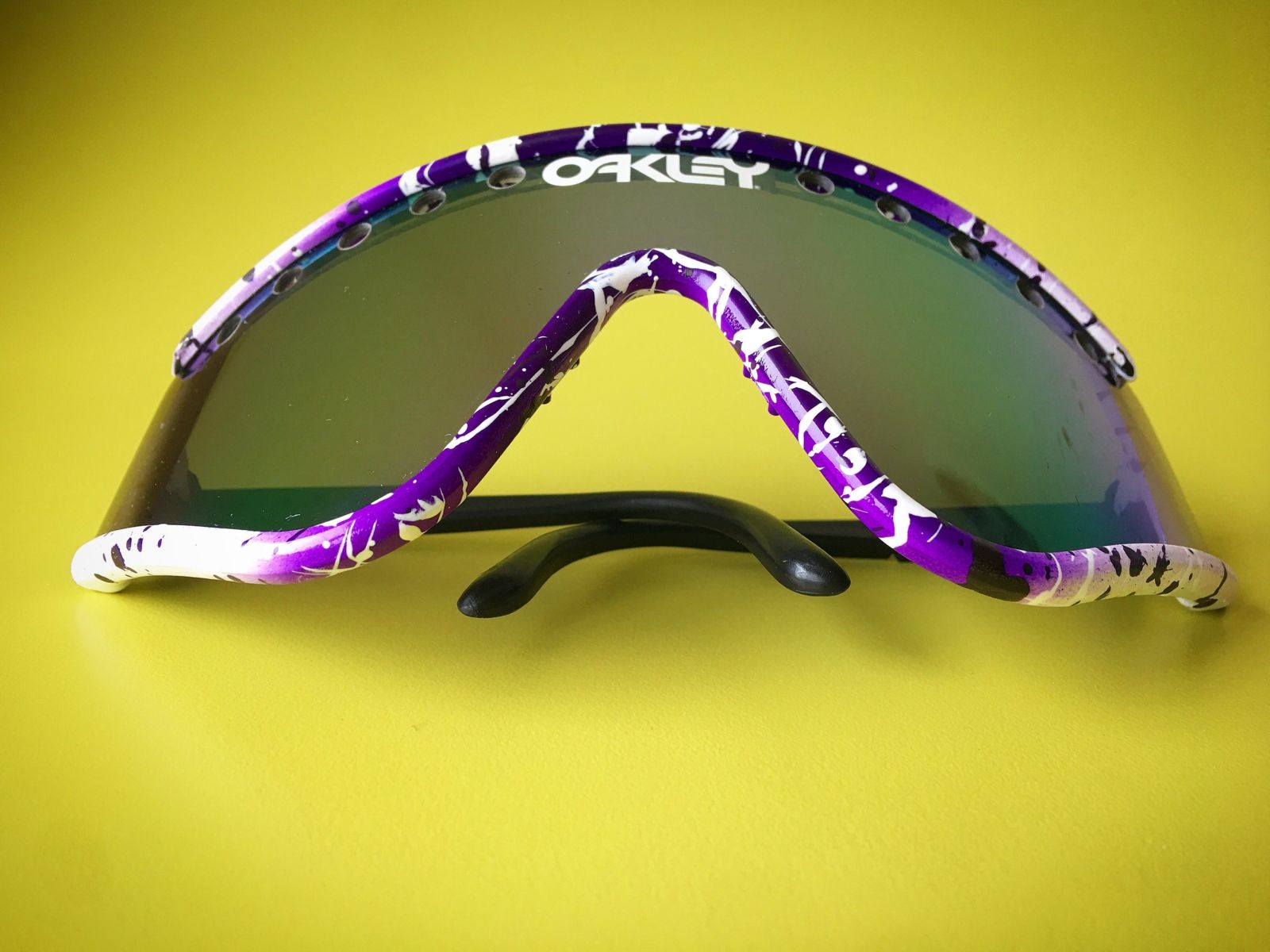 Purple Splatter Eyeshade with Violet