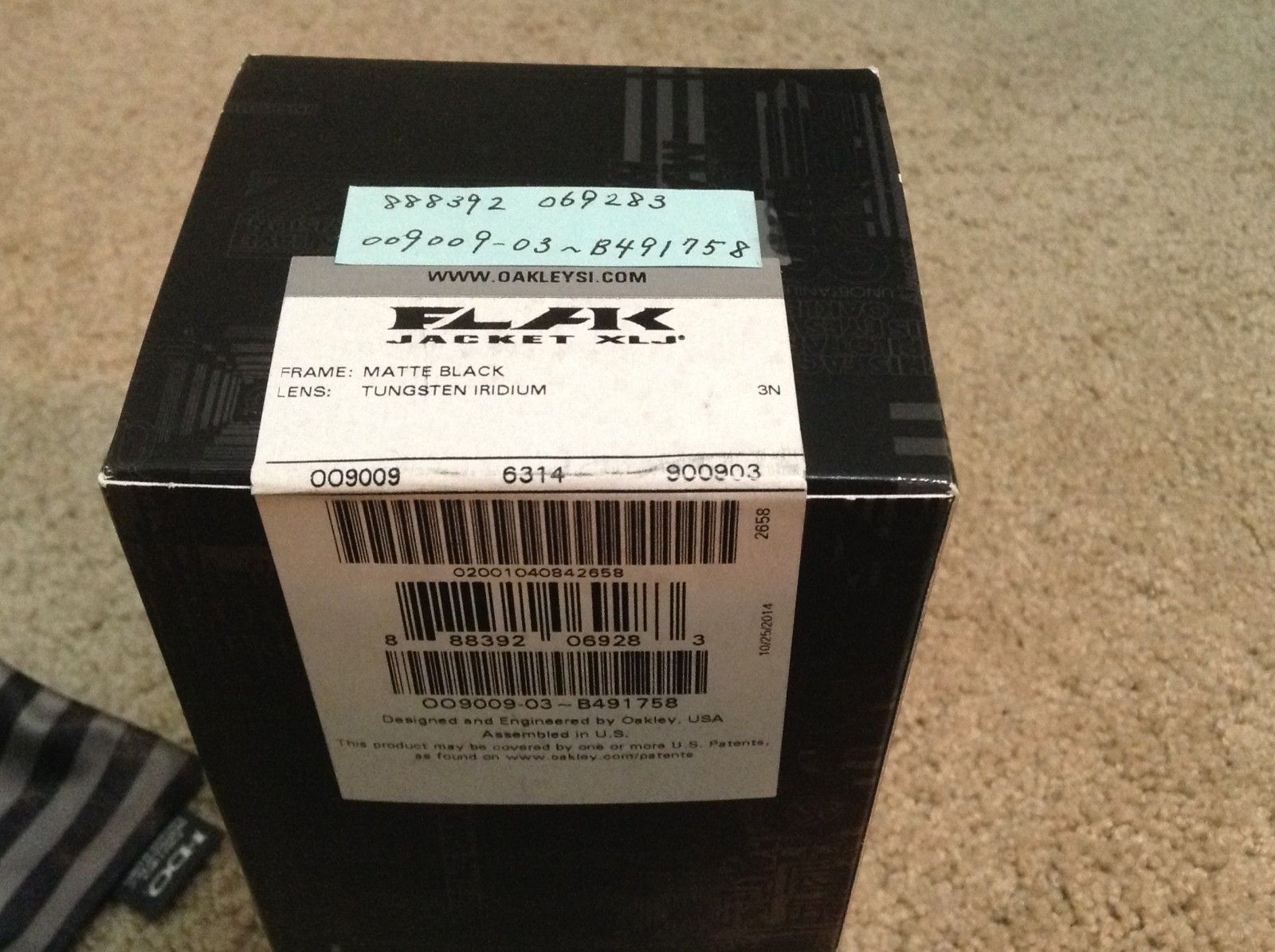 SI Flack Jacket XLJ   OO9009-03 - Box