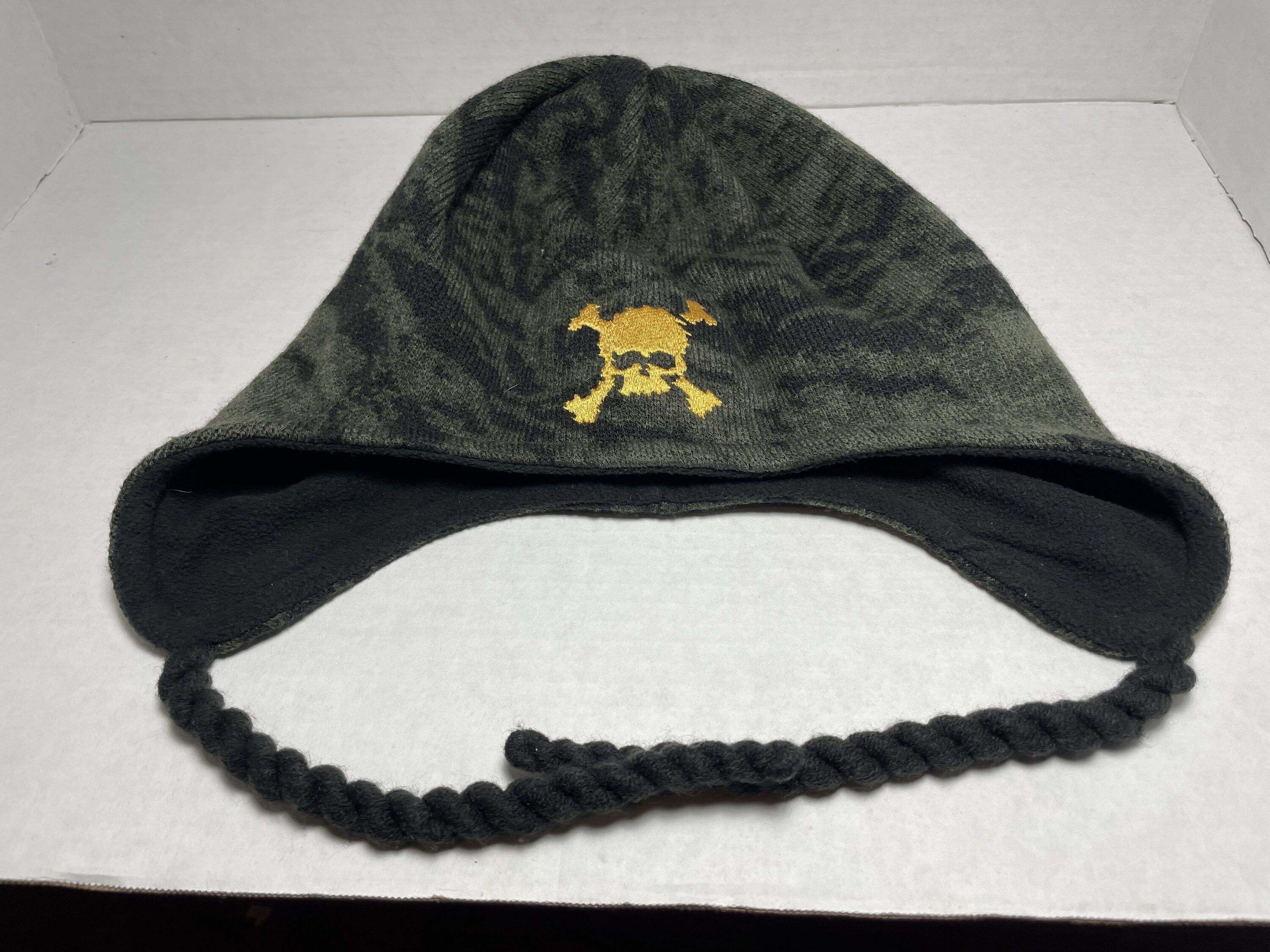 Skull Benie Green Yellow skull.jpeg