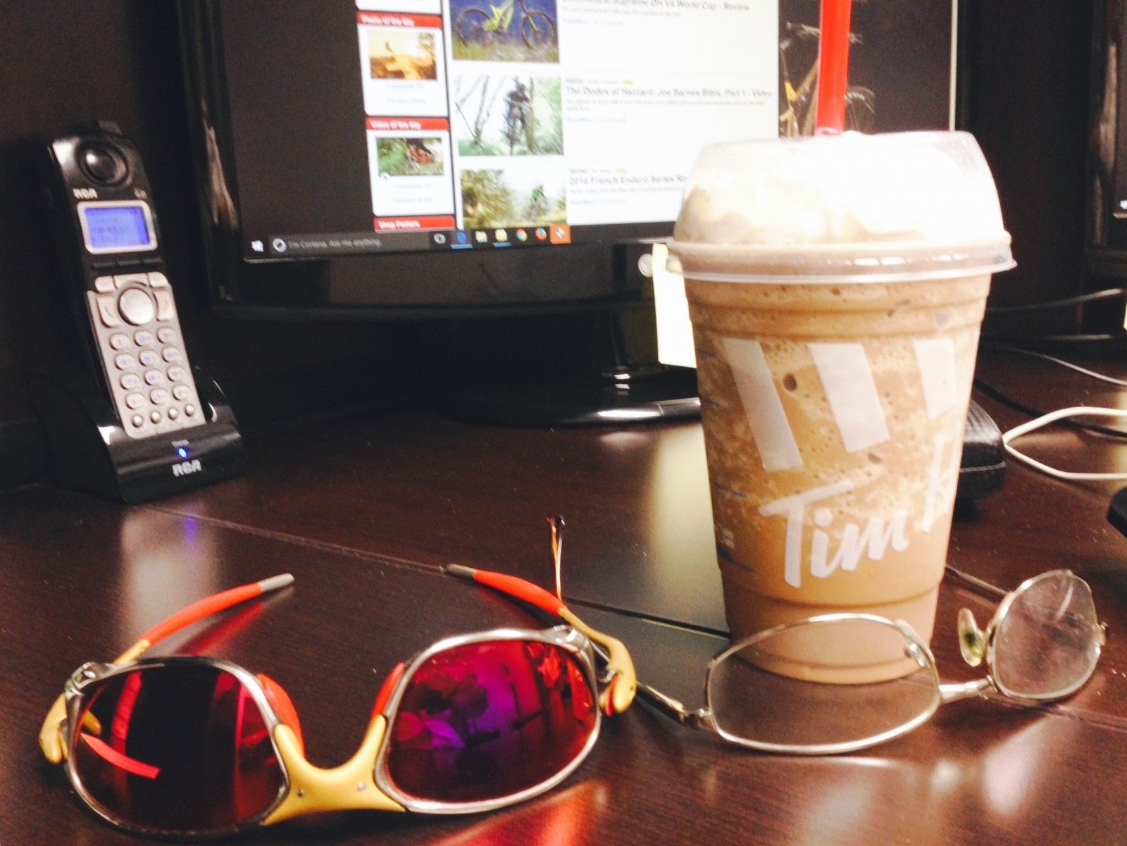 XX and Cold Coffee on a hot day